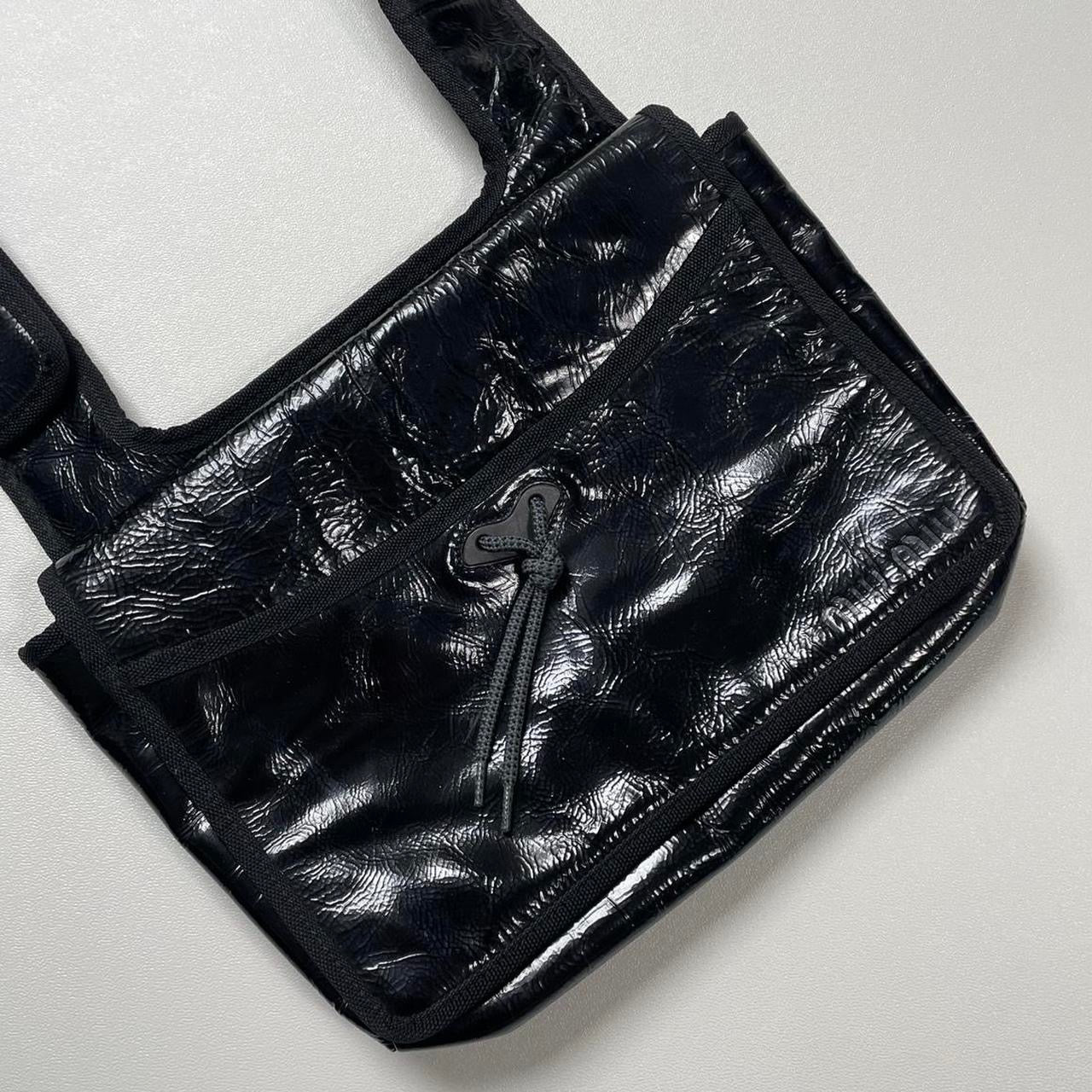 f/w1999 Miu Miu patent leather waist bag