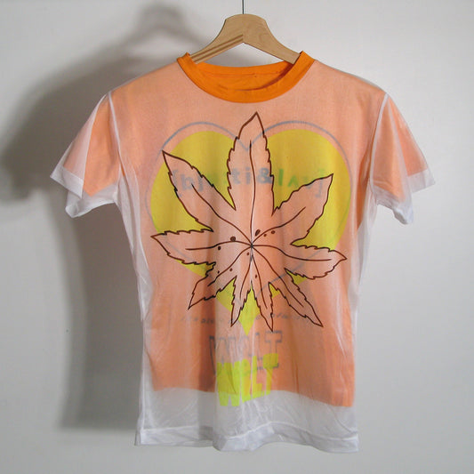 2000s W&amp;LT double layer sheer t-shirt