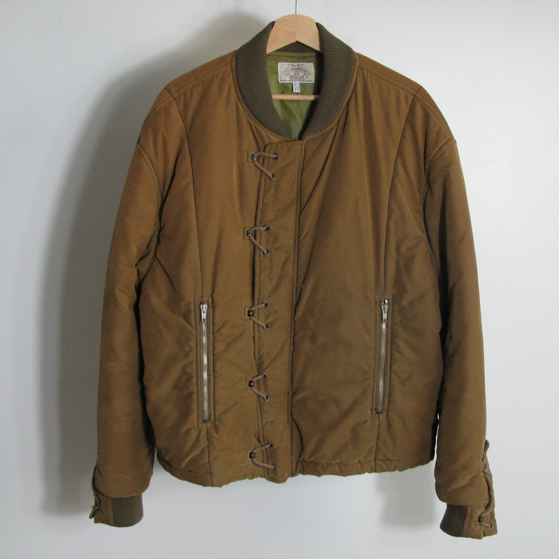 Armani rope closure bomber jacket