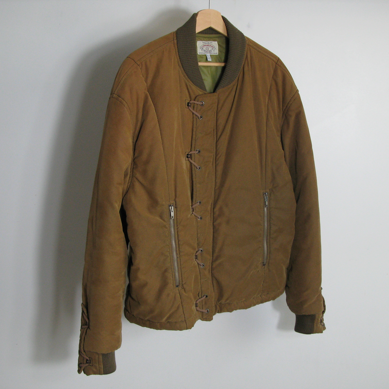 Armani rope closure bomber jacket