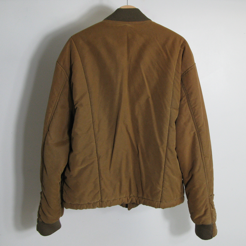Armani rope closure bomber jacket
