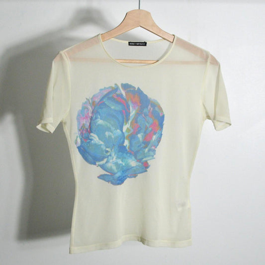 s/s2002 Issey Miyake mesh top