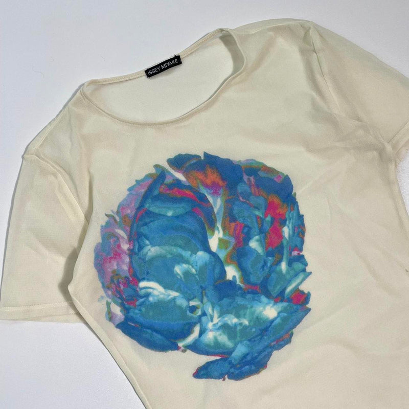 s/s2002 Issey Miyake mesh top