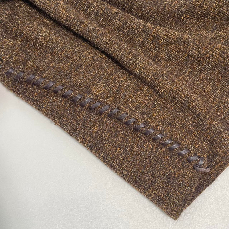 f/w1993 Issey Miyake leather bound sweater