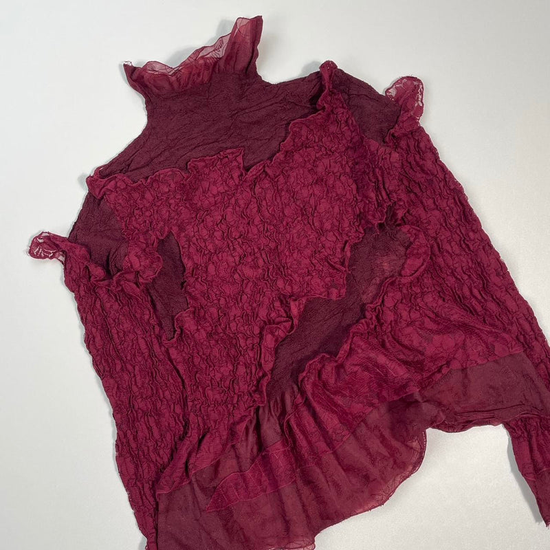 f/w1998 Yoshiki Hishinuma top + maxi skirt set