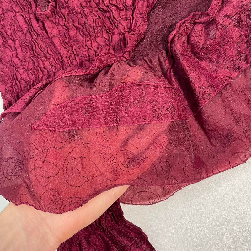 f/w1998 Yoshiki Hishinuma top + maxi skirt set