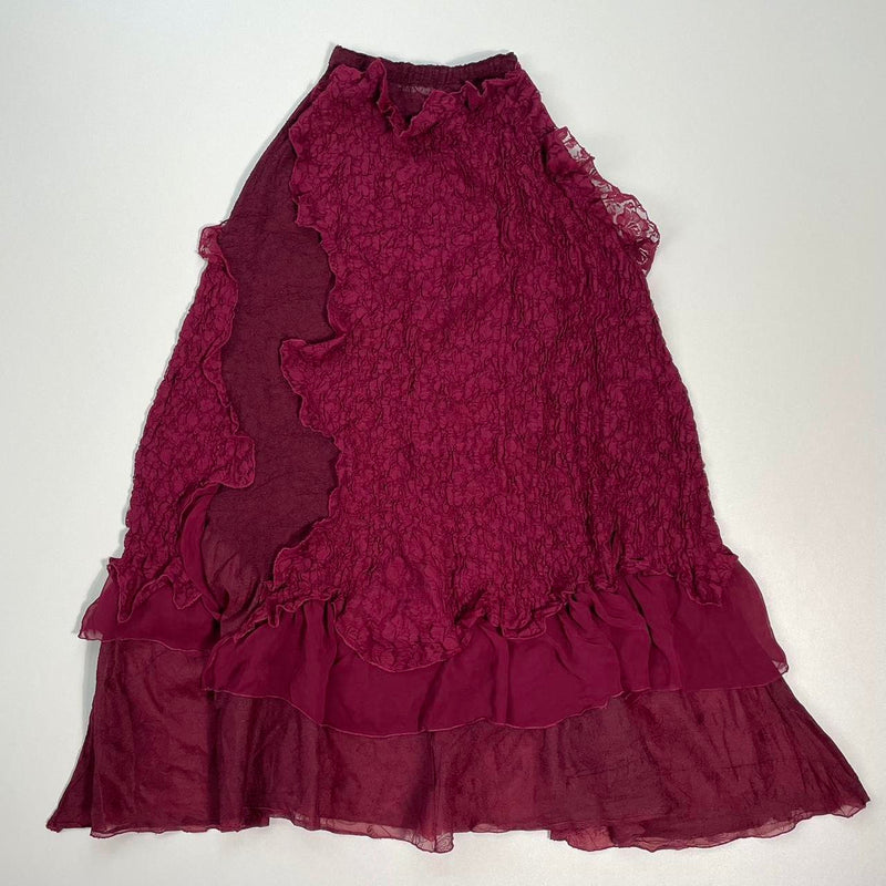f/w1998 Yoshiki Hishinuma top + maxi skirt set