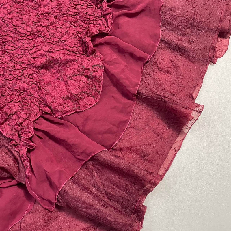 f/w1998 Yoshiki Hishinuma top + maxi skirt set