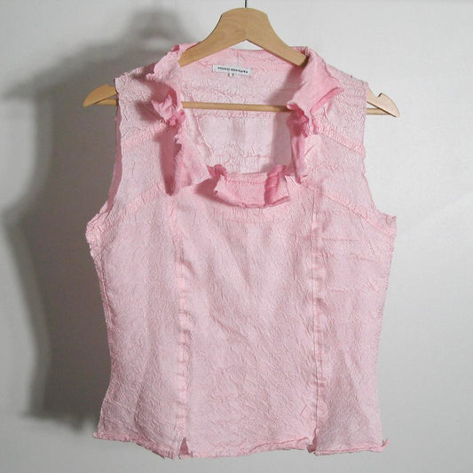 Yoshiki Hishinuma paper sheer vest