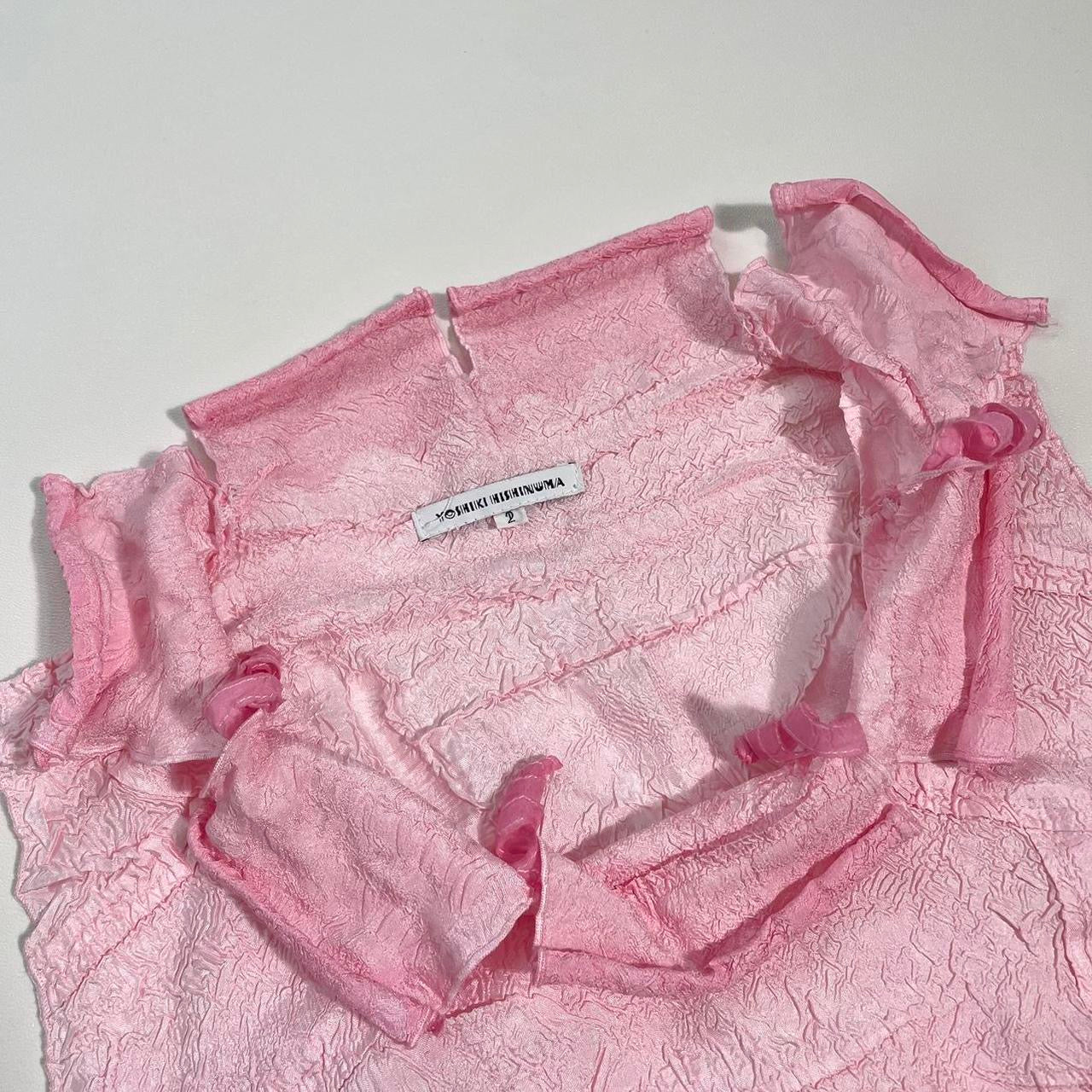 Yoshiki Hishinuma paper sheer vest