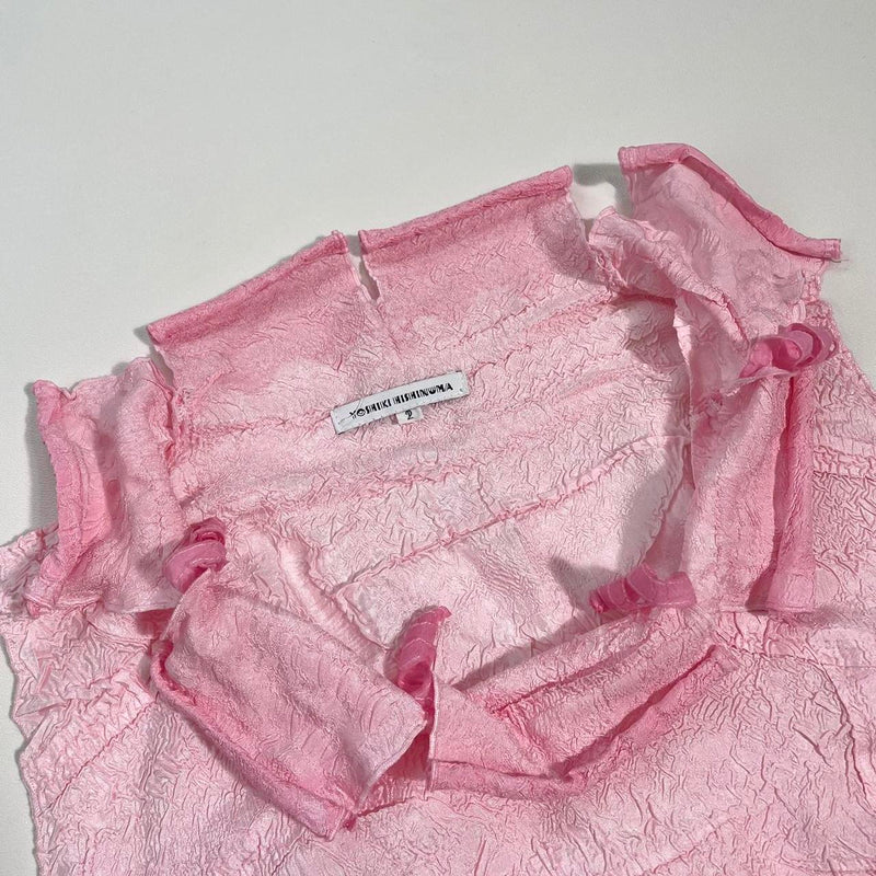 Yoshiki Hishinuma paper sheer vest