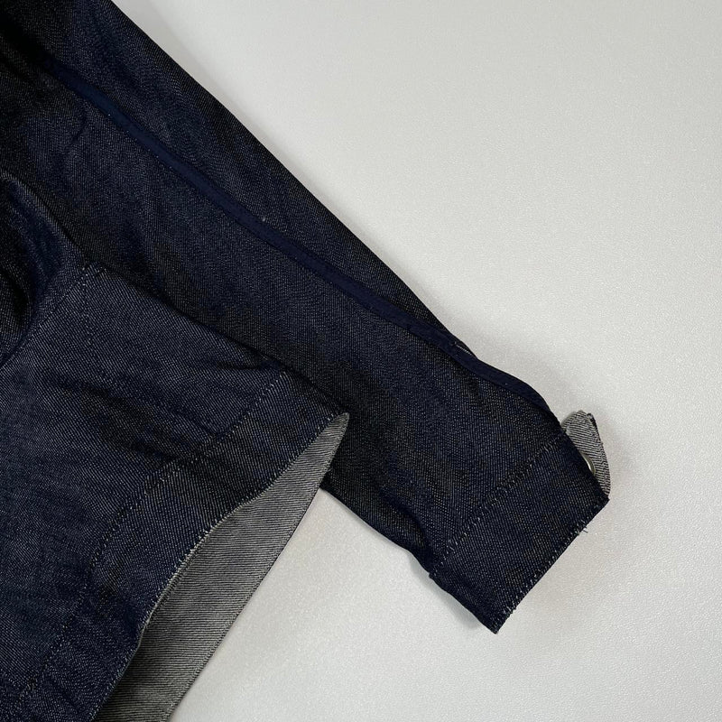 THREEasFOUR reversible denim articulated jacket