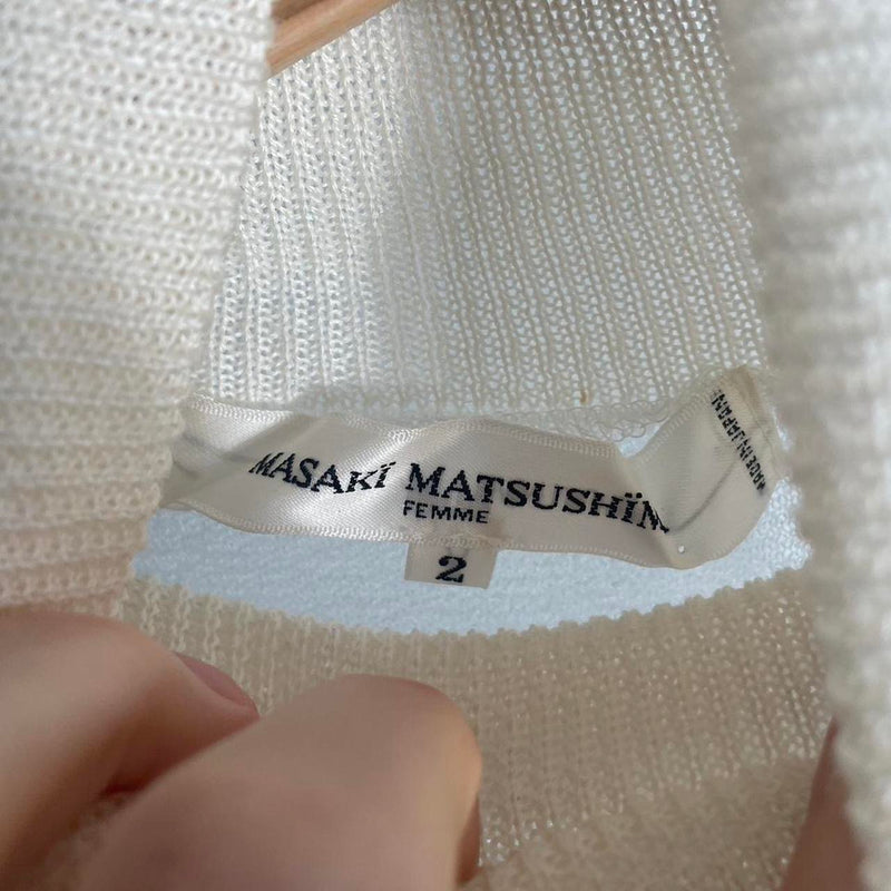 Masaki Matsushima Femme sheer sweater