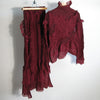 f/w1998 Yoshiki Hishinuma top + maxi skirt set