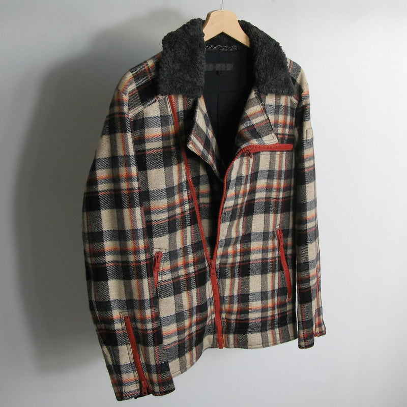 f/w2005 Veronique Branquinho wool biker jacket