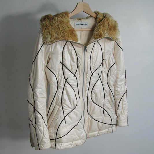 f/w2005 Issey Miyake alien fur and down parka
