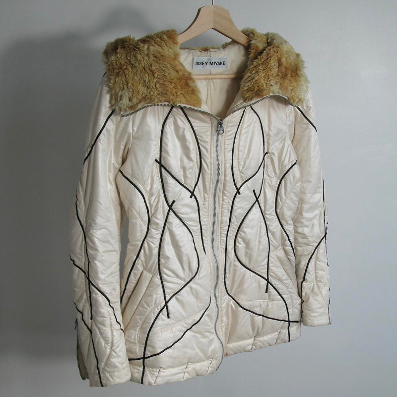 f/w2005 Issey Miyake alien fur and down parka