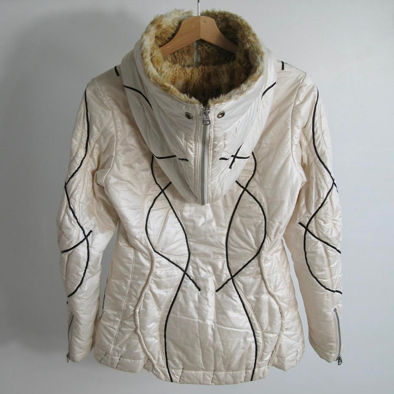 f/w2005 Issey Miyake alien fur and down parka
