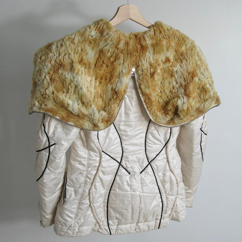 f/w2005 Issey Miyake alien fur and down parka