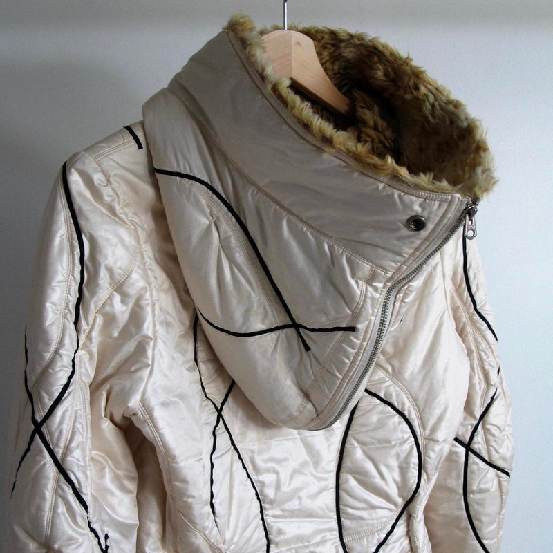 f/w2005 Issey Miyake alien fur and down parka