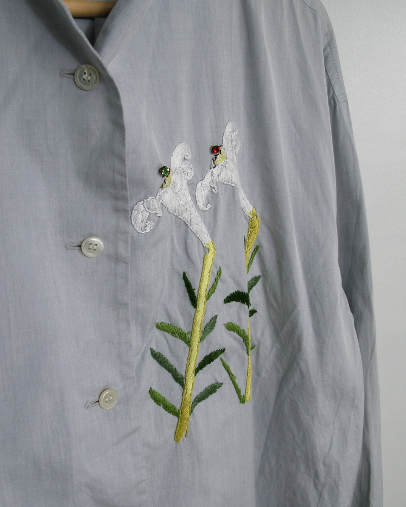 f/w1994 Issey Miyake 'Lillies' shirt