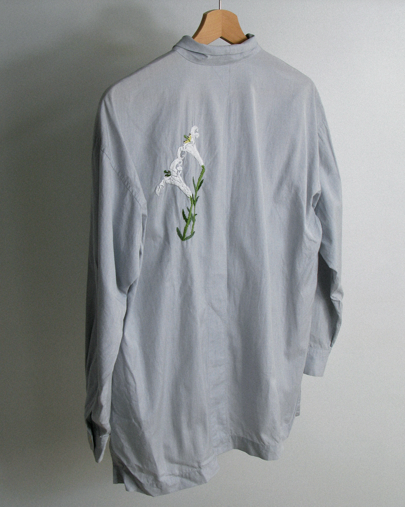 f/w1994 Issey Miyake 'Lillies' shirt