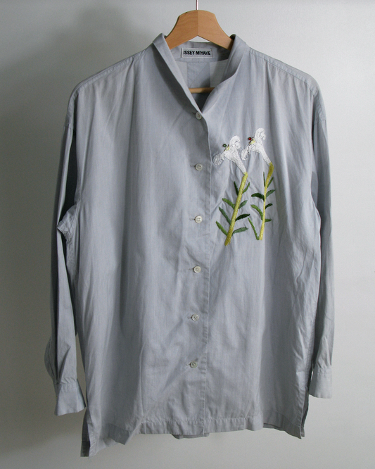 f/w1994 Issey Miyake 'Lillies' shirt